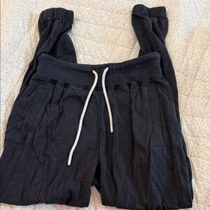 Black Joggers with Drawstring